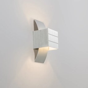 Set di 2 lampade da parete moderne in alluminio - Amy
