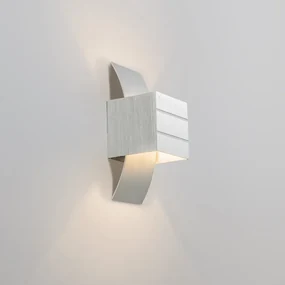 Set di 2 lampade da parete moderne in alluminio - Amy