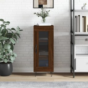 Credenza Rovere Marrone 34,5x34x90 Cm İn Legno Multistrato /