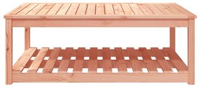 Tavolo da giardino 121x82,5x45 cm in legno massello di douglas
