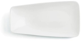 Piatto Piano Ariane Vital Rettangolare Ceramica Bianco (29 x 15,5 cm) (6 Unità)