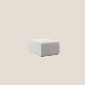 Nettuno modulo pouf in morbido tessuto bouclè T07 grigio