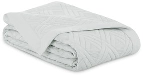 Copriletto grigio chiaro in microfibra con rivestimento trapuntato 170x210 cm Ophelia – Restilo