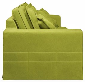 Divano verde chiaro 196 cm Nora – Ropez