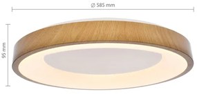 Brilagi - Plafoniera LED dimmerabile DORIA LED/60W/230V 3000-6500K diam. 60 cm + telecomando