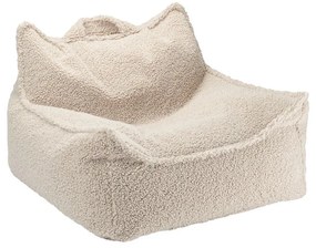Pouf a sacco per bambini marrone chiaro con rivestimento in bouclé Chair – Wigiwama