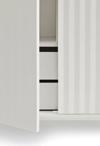 Cassettiera alta bianca 97x130 cm Sierra - Teulat