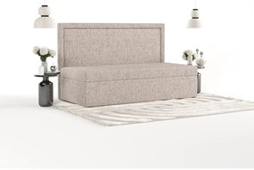Letto singolo imbottito marrone chiaro 80x200 cm Scala - Maison de Rêve
