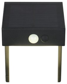 Illuminazione esterna LED con alimentazione a pannelli solari con sensore di movimento da parete (altezza totale 14 cm) Colombo – Trio