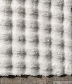 Tappeto bianco lavabile 150x230 cm Bubble White - Mila Home