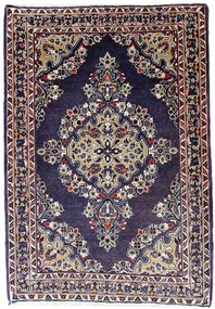 Sarouk Tappeto persiano 150x110 Blu (Iran) Annodato A Mano