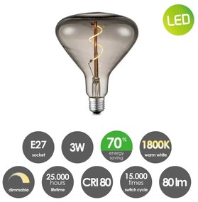 Lampadina LED dimmerabile VINTAGE EDISON E27/3W/230V 1800K