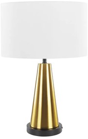 Lampada da tavolo in color crema 60 cm SANDON Beliani