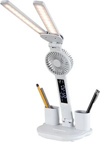 Rabalux 74030 - Lampada da tavolo LED dimmerabile con ventola NOVILO LED/7W/5V