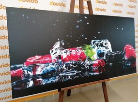 Quadro su tela – Cubetti di ghiaccio alla frutta