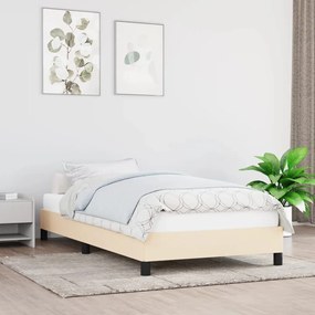 Giroletto Senza Materasso Crema 90x190 Cm İn Tessuto /