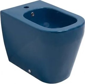 Bidet filomuro TUTTOEVO OLYMPIA CERAMICA L 36 x H 42 x P 53 cm blu lucido