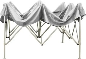 Gazebo richiudibile pieghevole 3 X 2 Bianco ricoperto in PVC impermeabile
