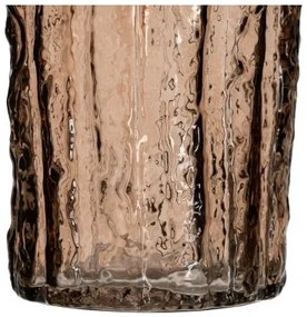 Vaso Marrone Cristallo 12 x 12 x 30,5 cm