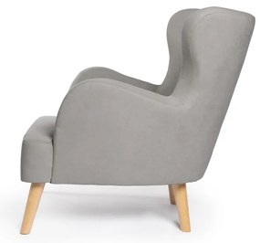 Poltrona grigio chiaro Noemye - Bonami Essentials