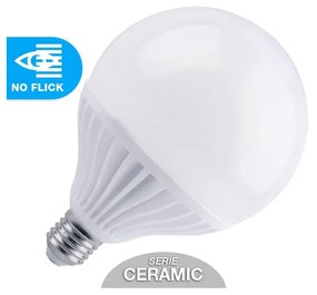 Lampada LED Globo E27 35W, Ceramic, 125lm/W, No Flickering Colore  Bianco Naturale 4.000K