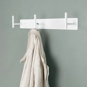 Attaccapanni da parete bianco in metallo 44 cm Chapman – Spinder Design