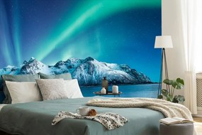 Carta da parati – Aurora boreale artica