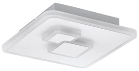 Plafoniera Moderna Cadegal Acciaio Bianco Luce Led Integrato 7,8W