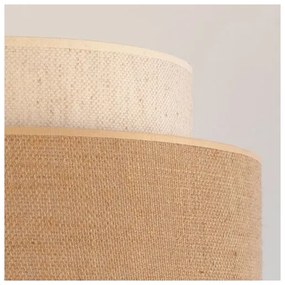 Lampadario a sospensione con filo BOHO 1xE27/60W/230V diametro 40 cm color crema/beige