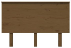 Testiera per Letto Miele 124x6x82,5cm in Legno Massello di Pino