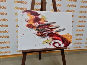 Stampa su tela – Miscela di spezie aromatiche
