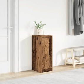Scarpiera Legno Antico 29,5x34x76 Cm İn Legno Multistrato /