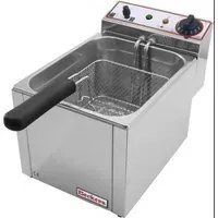 Beckers Friggitrice elettrica FR 6 LT, Telaio e vasca in acciaio inox, 3000 Watt