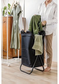 Cestino pieghevole nero per la biancheria Loft - Wenko