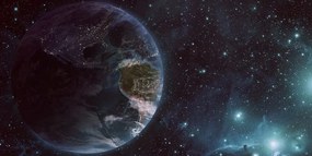 Stampa su tela – Pianeta nello spazio