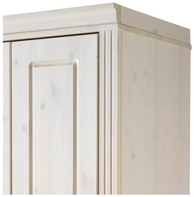 Armadio in legno di pino bianco 65x180 cm Anita - Støraa