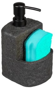 WENKO 54667100 - Dispenser di sapone FESTIVAL 10,5x18 cm nero