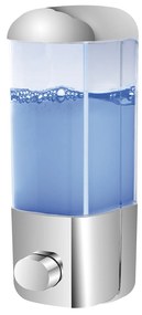 Dispenser Sapone a Parete 500 Ml Feridras "Bianco" Cromo Lucido