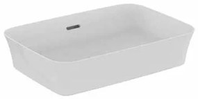 Ideal Standard Ipalyss Lavabo Da Appoggio 55x38 Cm Con Troppo Pieno Senza Rubinetteria Bianco