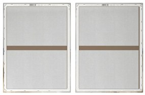 Set di quadri con elementi dipinti a mano 2 pz 50x70 cm Breeze – Styler