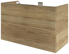 Mobile da bagno sotto lavabo SENSEA Neo lucido L 105 x H 64 x P 48 cm 2 cassetti, lavabo non incluso