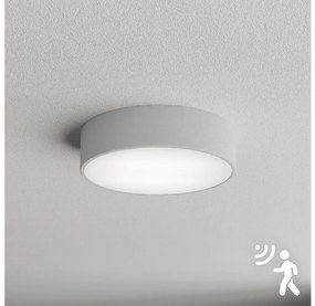 Brilagi - Plafoniera con sensore CLARE 2xE27/24W/230V diametro 30 cm grigio