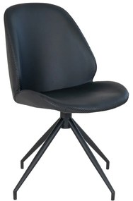 Sedie da pranzo nere in un set di 2 Monte - House Nordic