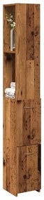 Mobile Da Bagno Legno Antico 25x25x170 Cm İn Truciolato /