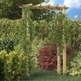 Pergola / Arco Da Giardino 150x60x204 Cm İn Legno Impregnato /