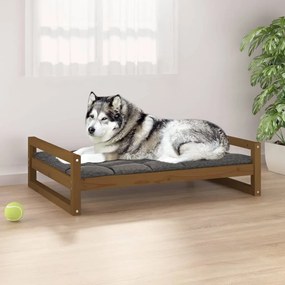Cuccia Per Cani Ambra 105,5x75,5x28cm İn Legno Massello Di Pino /