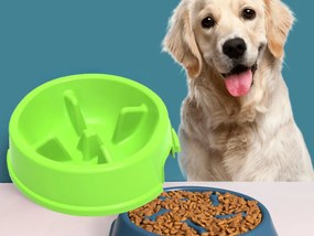 Ciotola Slow Food Per Cani e Gatti Diametro 24cm Altezza 6,5cm Capacità 1 Litro Colore Assortito