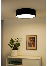 Duolla - Lampada LED da soffitto CORTINA LED/26W/230V Ø45 cm 4000K nero