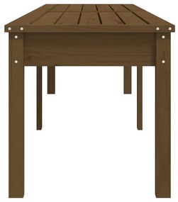 Panca giardino 2 posti miele 203,5x44x45cm legno massello pino