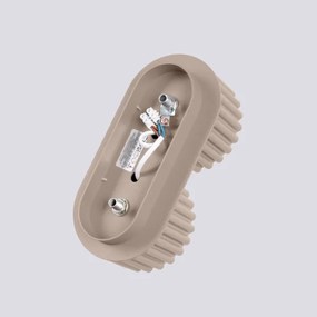 Sollux  SL.1818 - Faretto AURA 2xGX53/10W/230V taupe